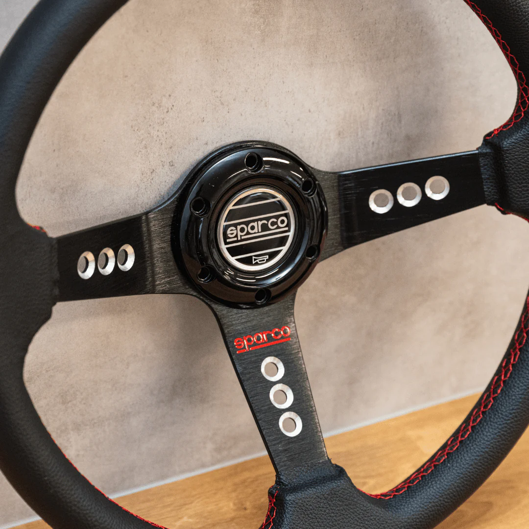 Sparco R1 Style Steering Wheel - 350mm - Image 6