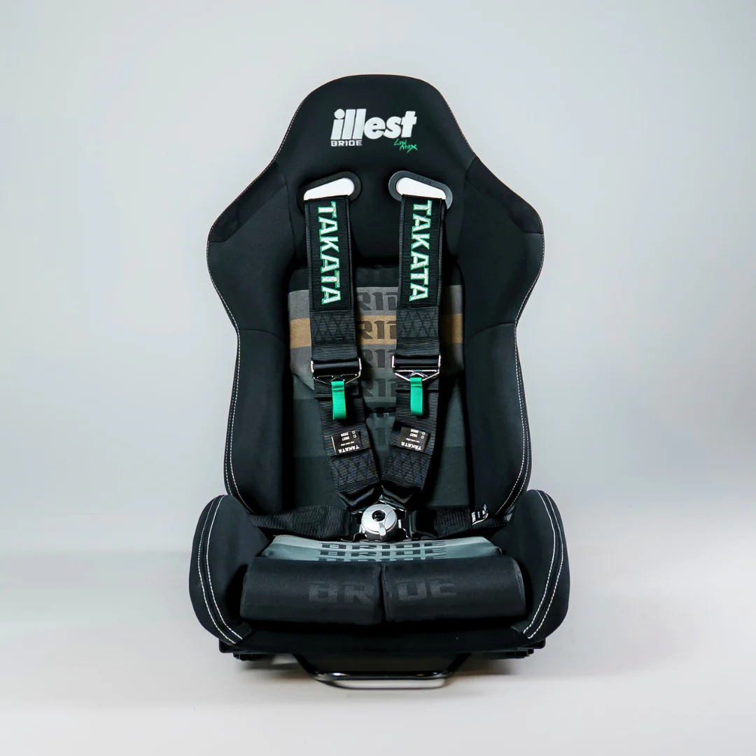 Takata 4 Point Harness - Black Style - Image 5