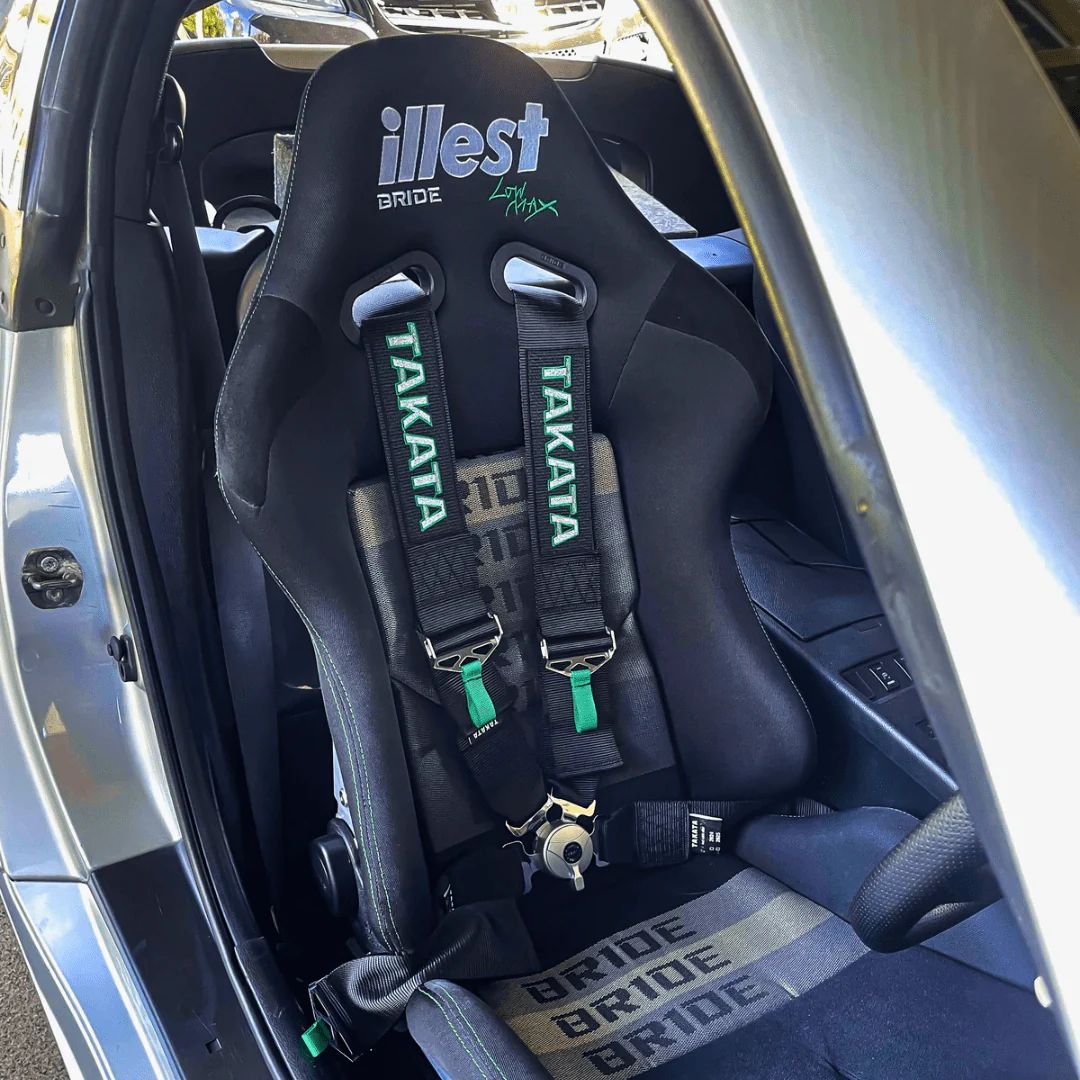 Takata 4 Point Harness - Black Style - Image 8