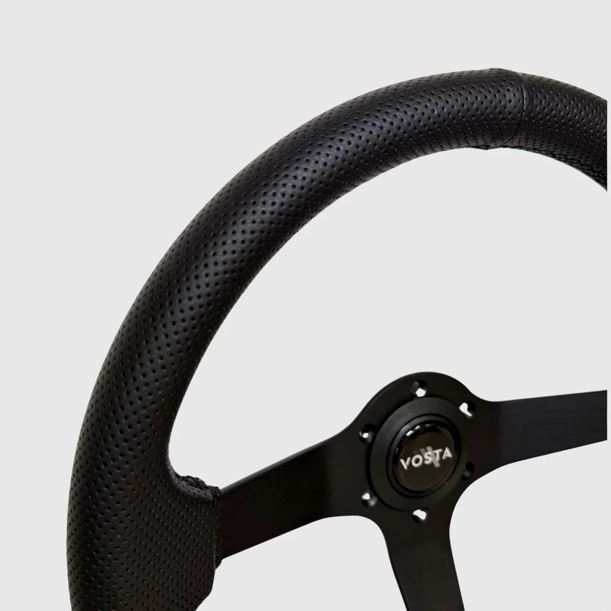 VOSTA SL Leather Steering Wheel - 350MM - Image 3