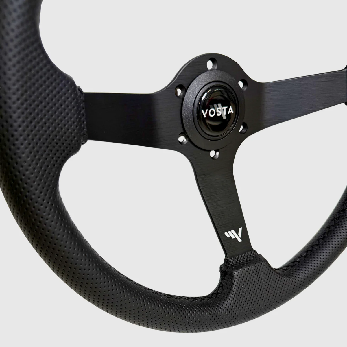 VOSTA SL Leather Steering Wheel - 350MM - Image 4